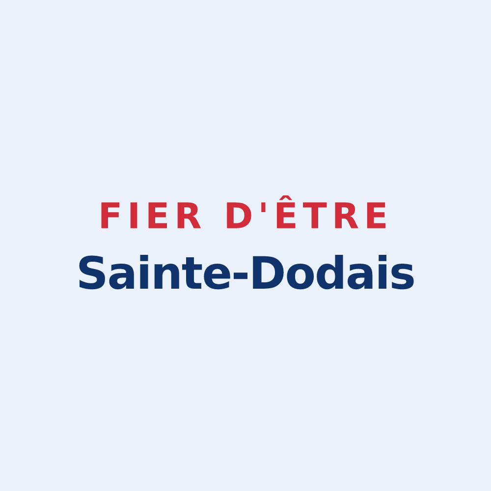 Sticker « Fier d'être Sainte-Dodais » — design pour Sainte-Dode