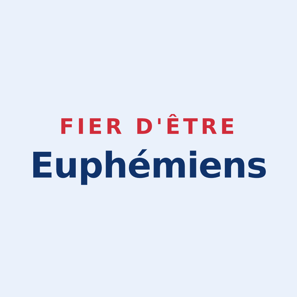 Sticker « Fier d'être Euphémiens » — design pour Sainte-Euphémie