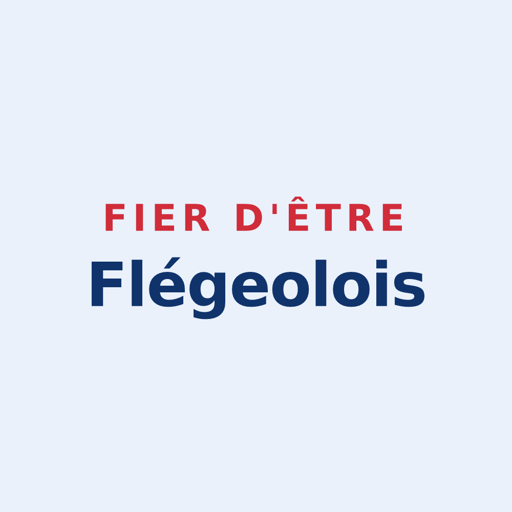 Sticker « Fier d'être Flégeolois » — design pour Sainte-Féréole