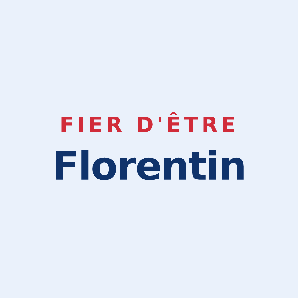 Sticker « Fier d'être Florentin » — design pour Sainte-Florence