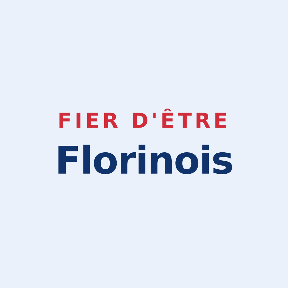 Sticker « Fier d'être Florinois » — design pour Sainte-Florine