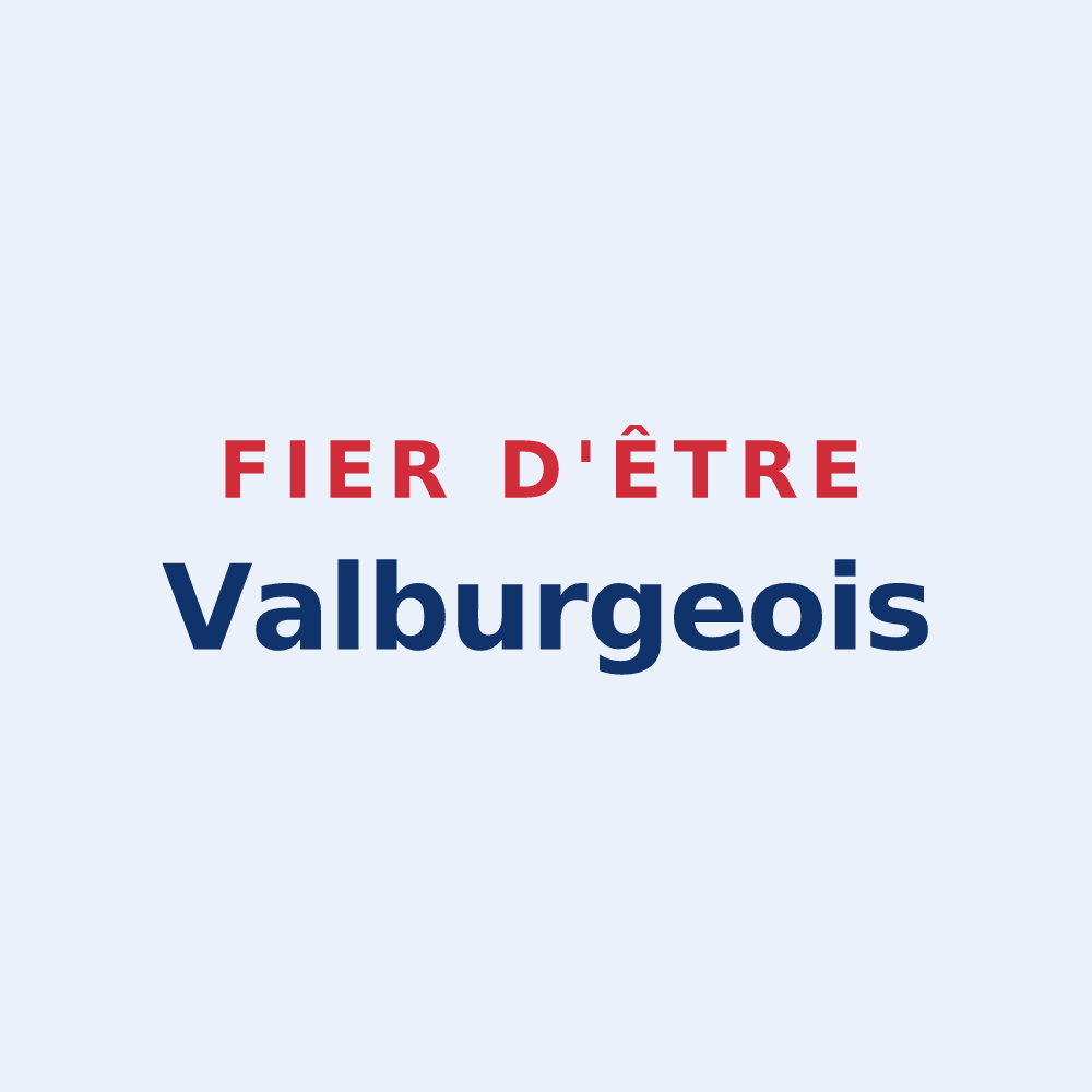 Sticker « Fier d'être Valburgeois » — design pour Sainte-Gauburge-Sainte-Colombe