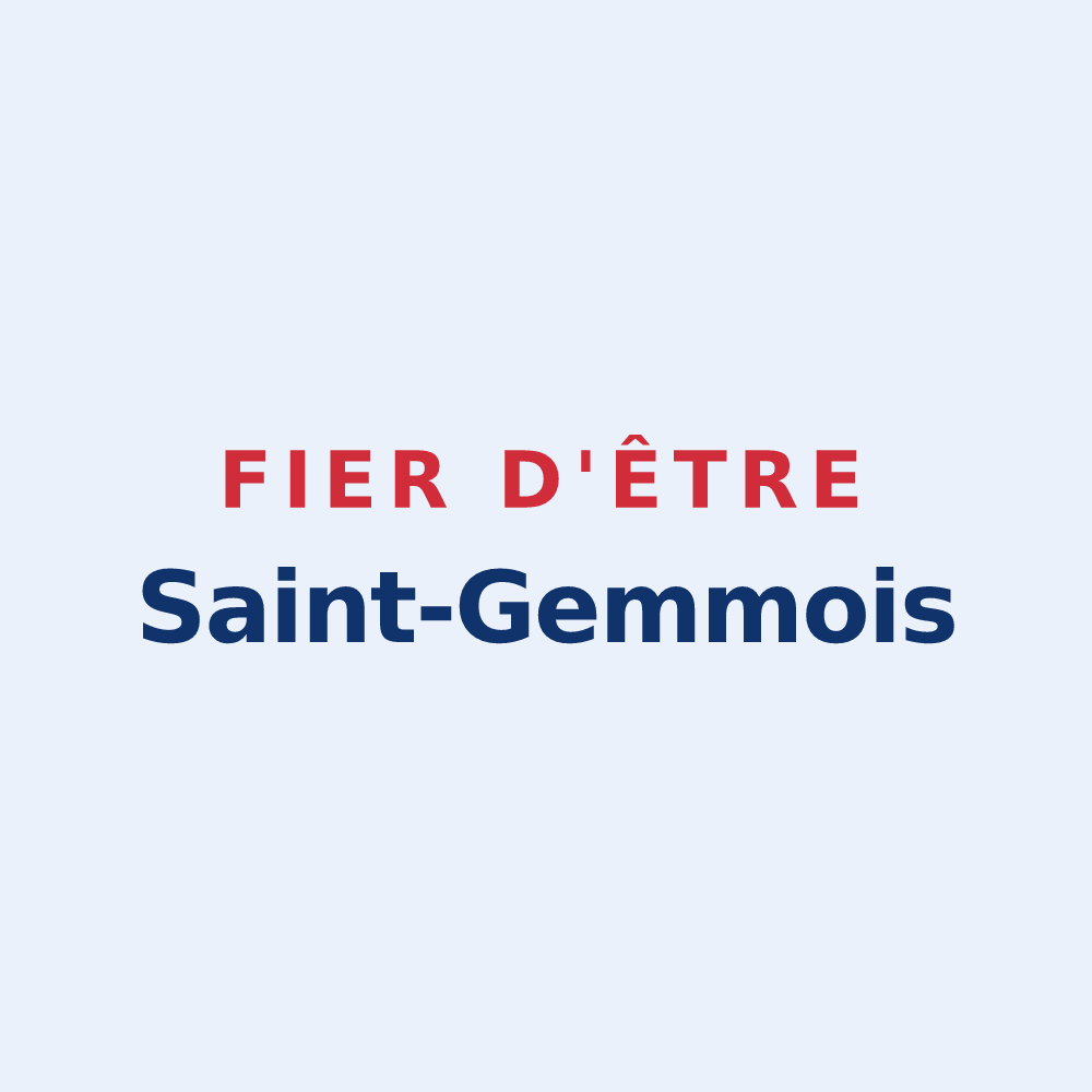 Sticker « Fier d'être Saint-Gemmois » — design pour Sainte-Gemme