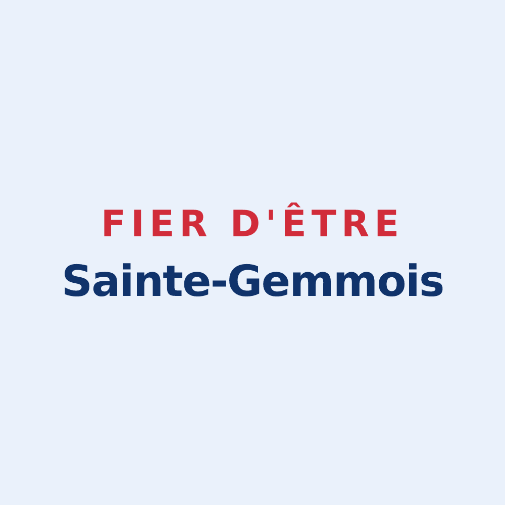 Sticker « Fier d'être Sainte-Gemmois » — design pour Sainte-Gemme