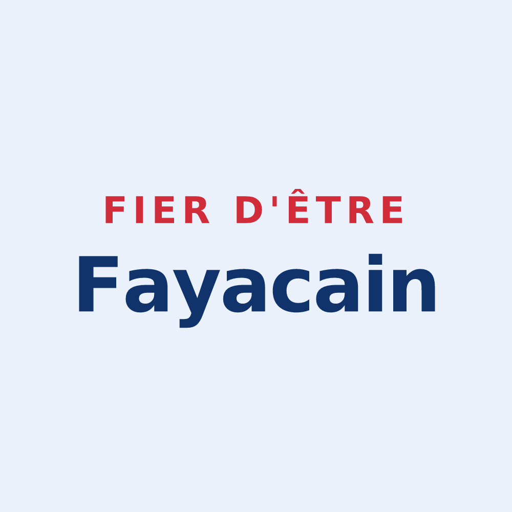 Sticker « Fier d'être Fayacain » — design pour Sainte-Honorine-du-Fay