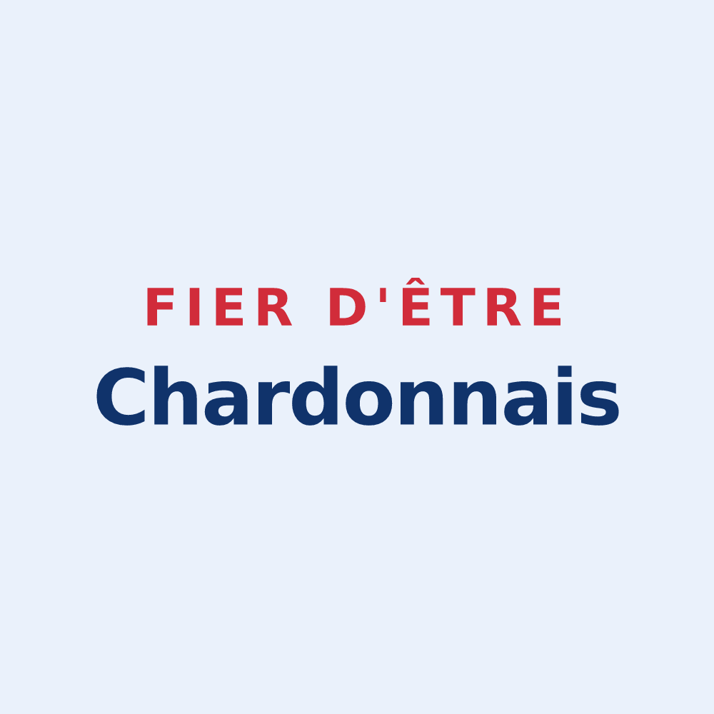 Sticker « Fier d'être Chardonnais » — design pour Sainte-Honorine-la-Chardonne