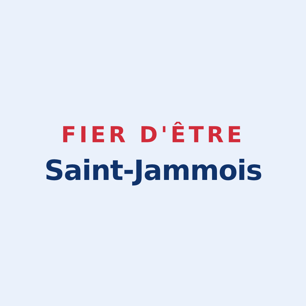 Sticker « Fier d'être Saint-Jammois » — design pour Sainte-Jamme-sur-Sarthe
