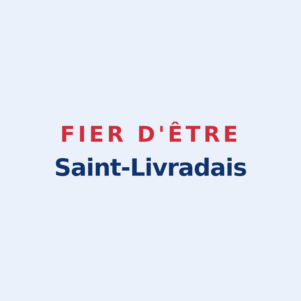 Sticker « Fier d'être Saint-Livradais » — design pour Sainte-Livrade-sur-Lot