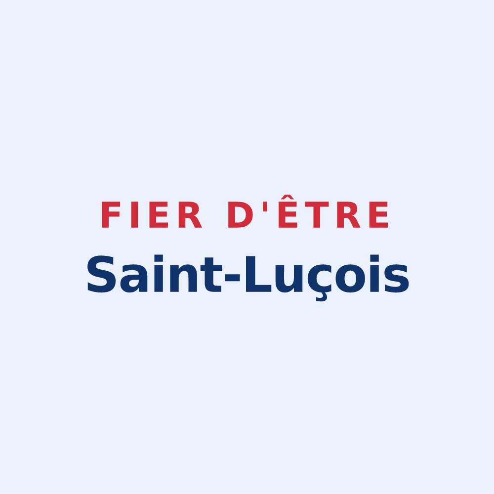 Sticker « Fier d'être Saint-Luçois » — design pour Sainte-Luce