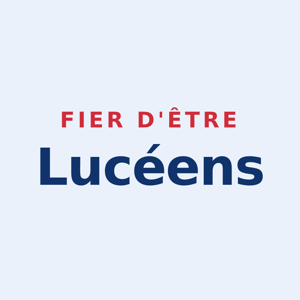 Sticker « Fier d'être Lucéens » — design pour Sainte-Luce