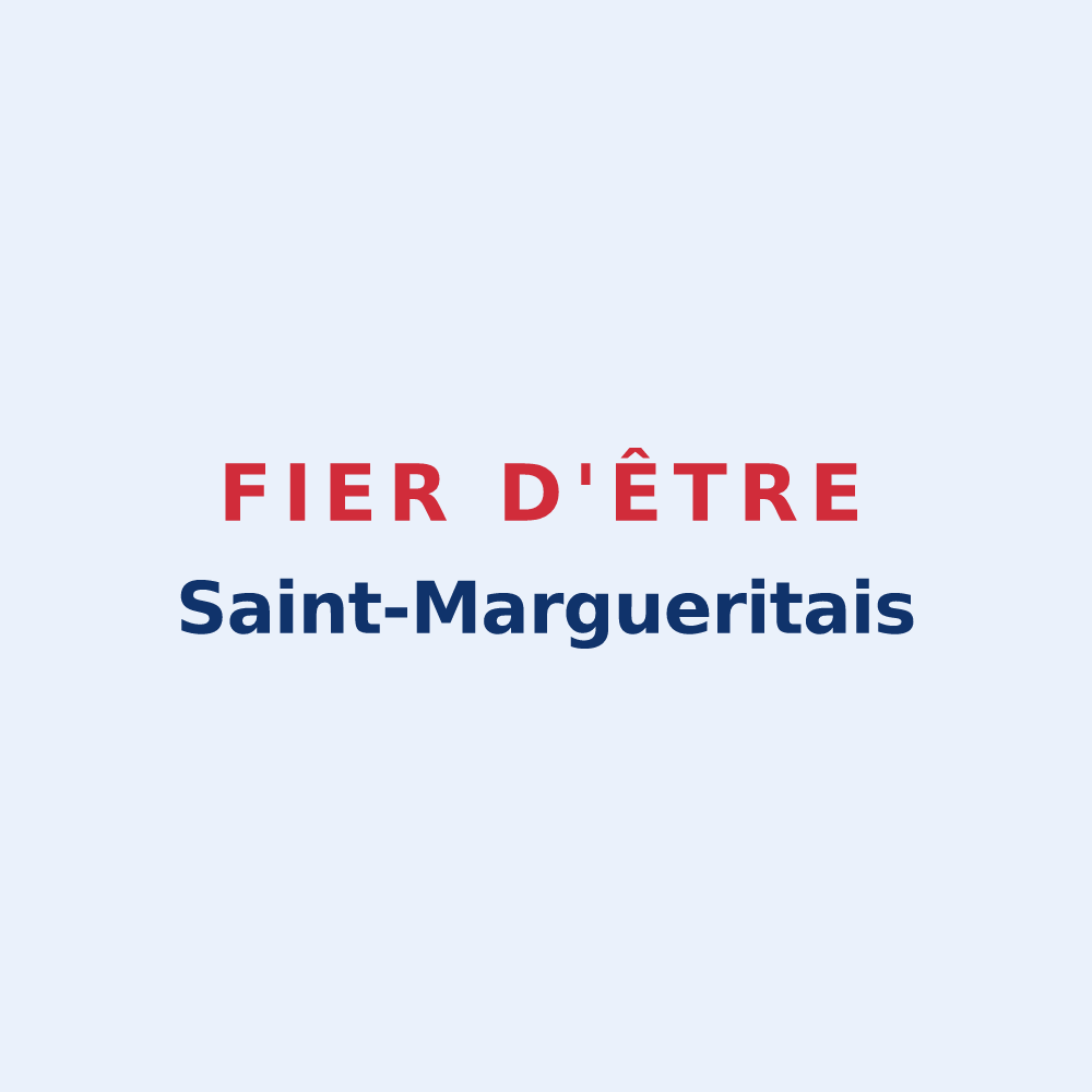 Sticker « Fier d'être Saint-Margueritais » — design pour Sainte-Marguerite-sur-Mer