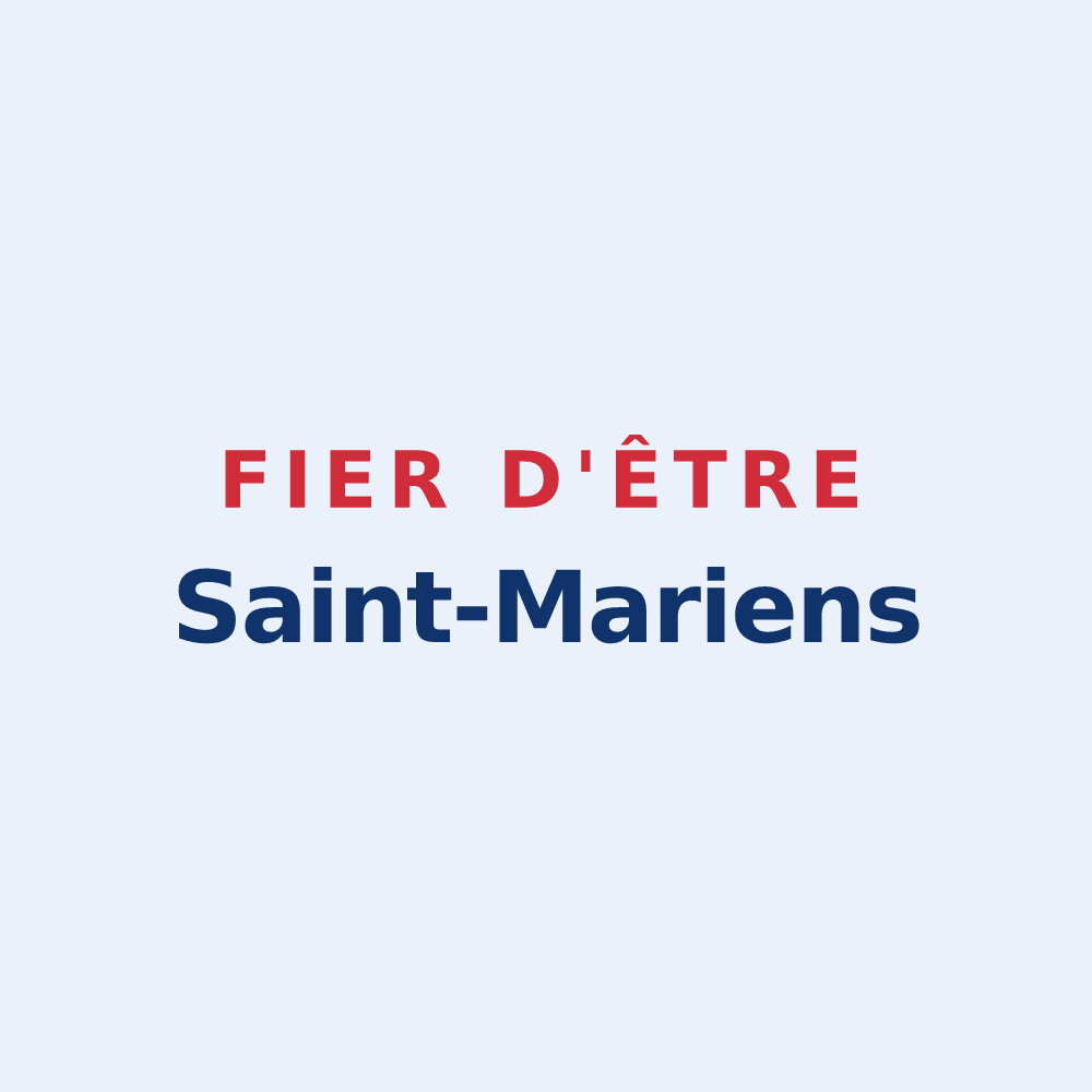 Sticker « Fier d'être Saint-Mariens » — design pour Sainte-Marie