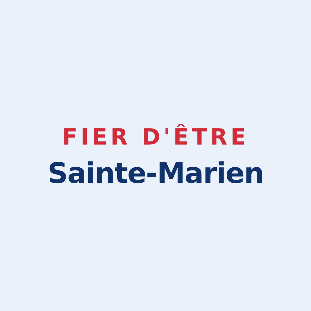 Sticker « Fier d'être Sainte-Marien » — design pour Sainte-Marie-aux-Mines