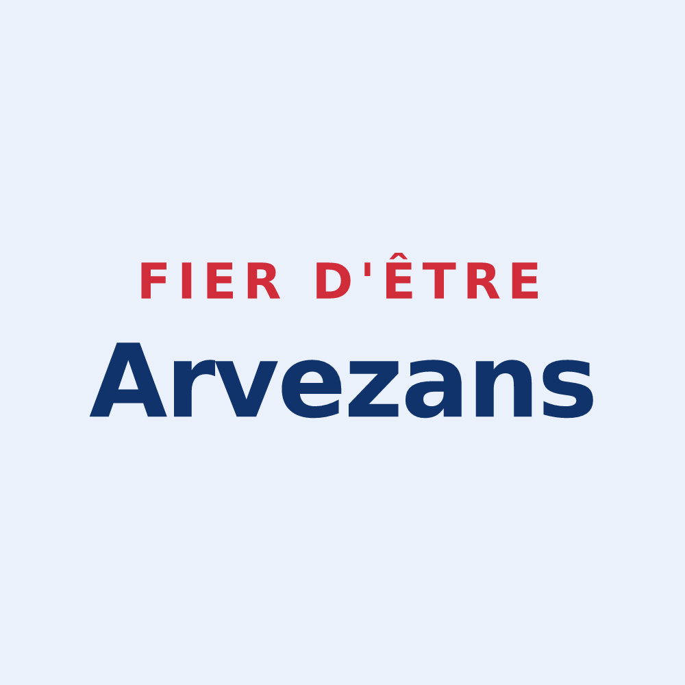 Sticker « Fier d'être Arvezans » — design pour Sainte-Marie-d'Alvey