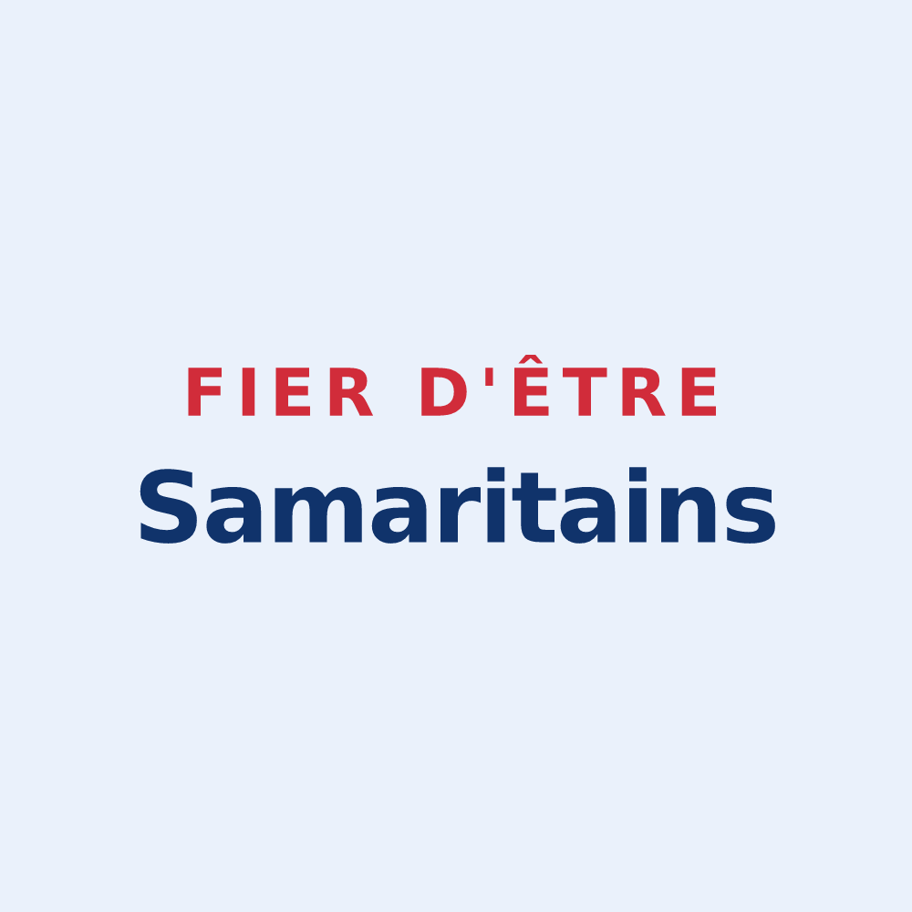 Sticker « Fier d'être Samaritains » — design pour Sainte-Marie-Lapanouze