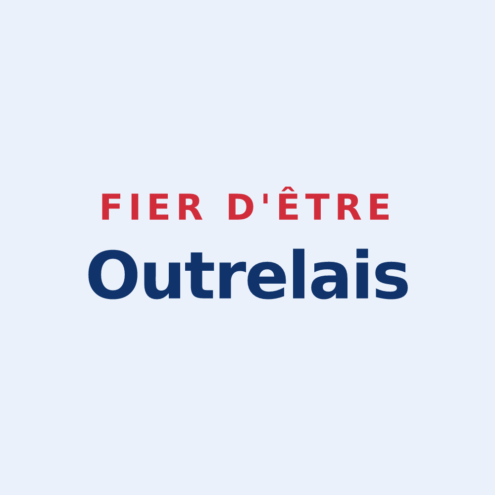 Sticker « Fier d'être Outrelais » — design pour Sainte-Marie-Outre-l'Eau