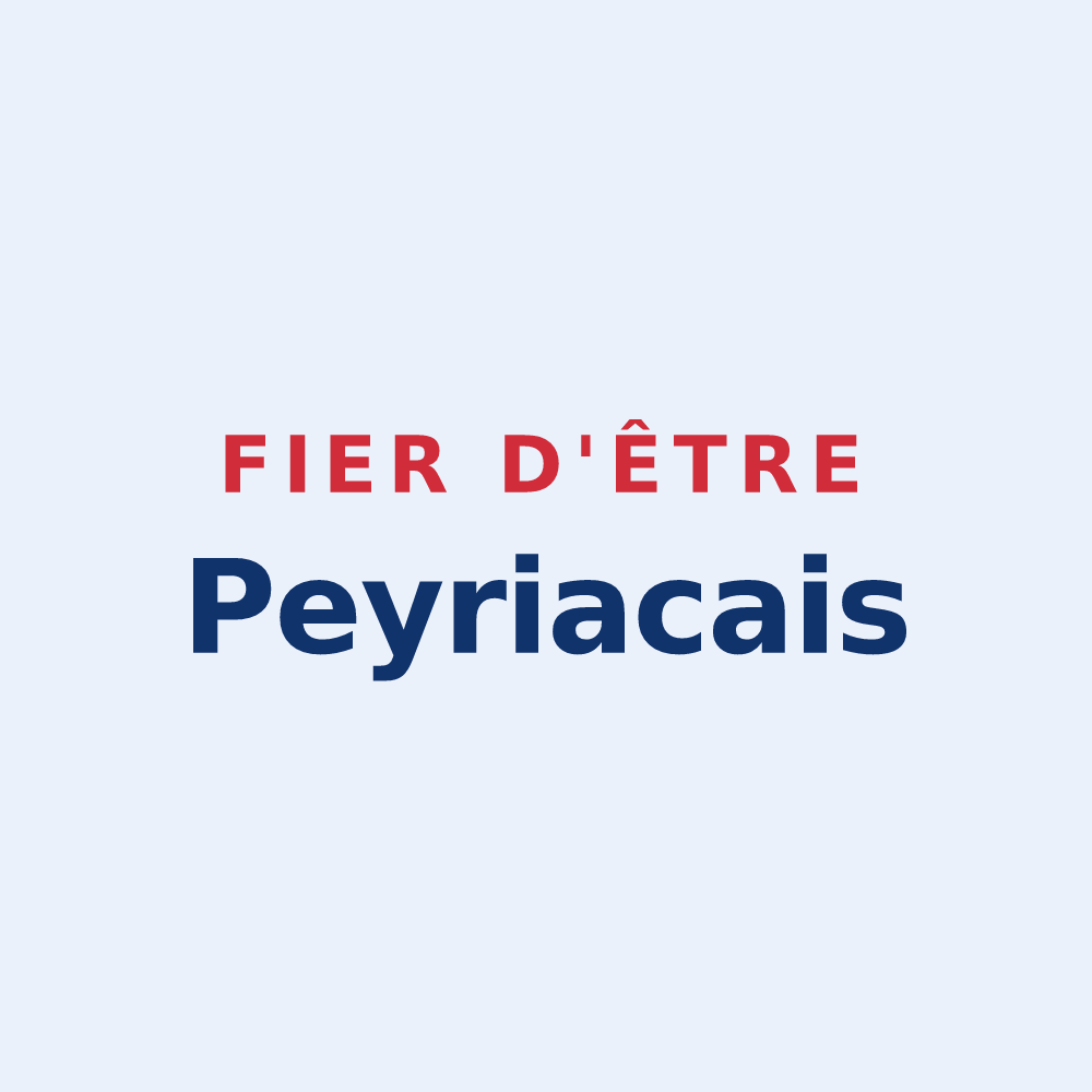 Sticker « Fier d'être Peyriacais » — design pour Sainte-Maure-de-Peyriac