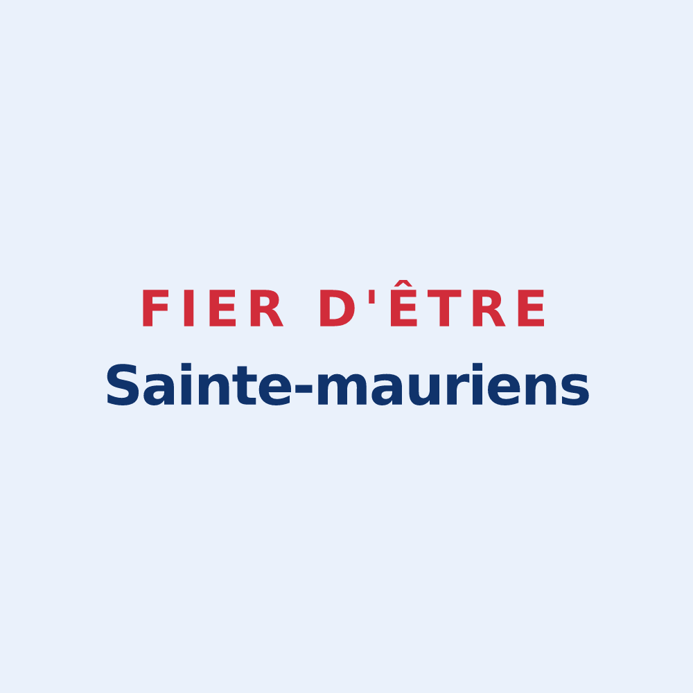 Sticker « Fier d'être Sainte-mauriens » — design pour Sainte-Maure-de-Touraine