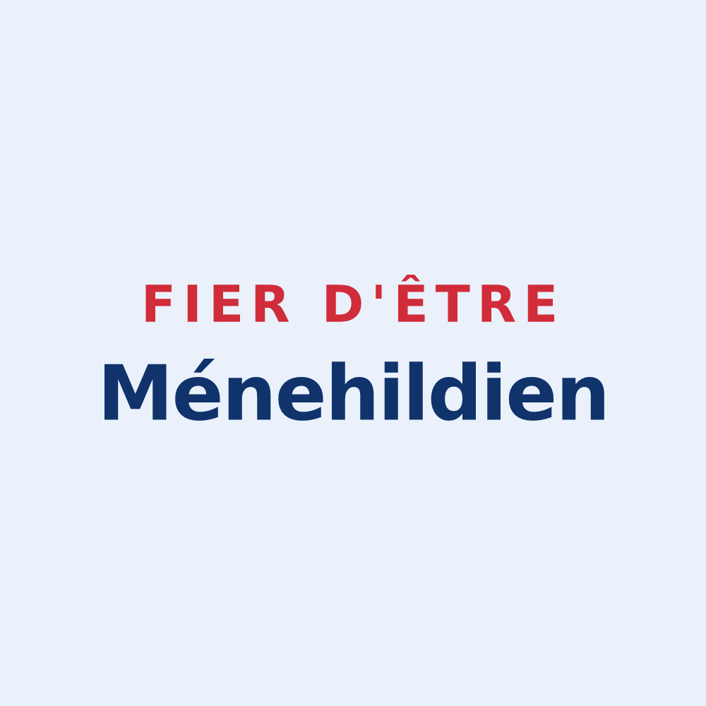 Sticker « Fier d'être Ménehildien » — design pour Sainte-Menehould