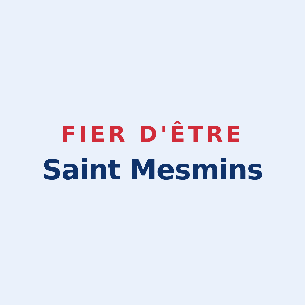 Sticker « Fier d'être Saint Mesmins » — design pour Sainte-Mesme