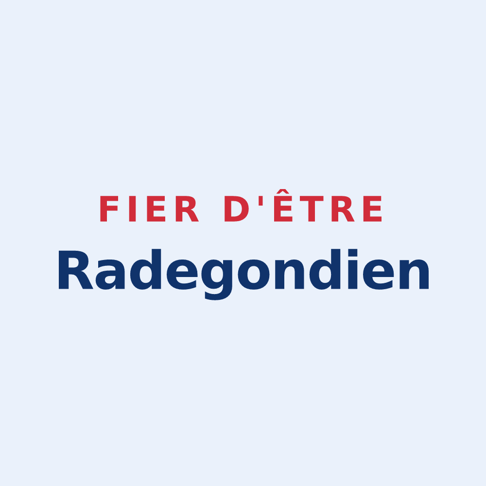 Sticker « Fier d'être Radegondien » — design pour Sainte-Radegonde