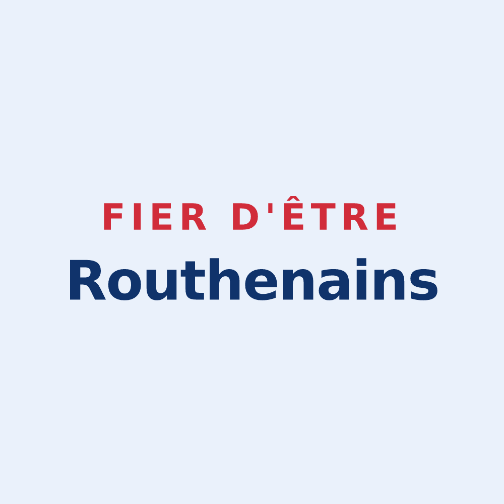 Sticker « Fier d'être Routhenains » — design pour Sainte-Reine