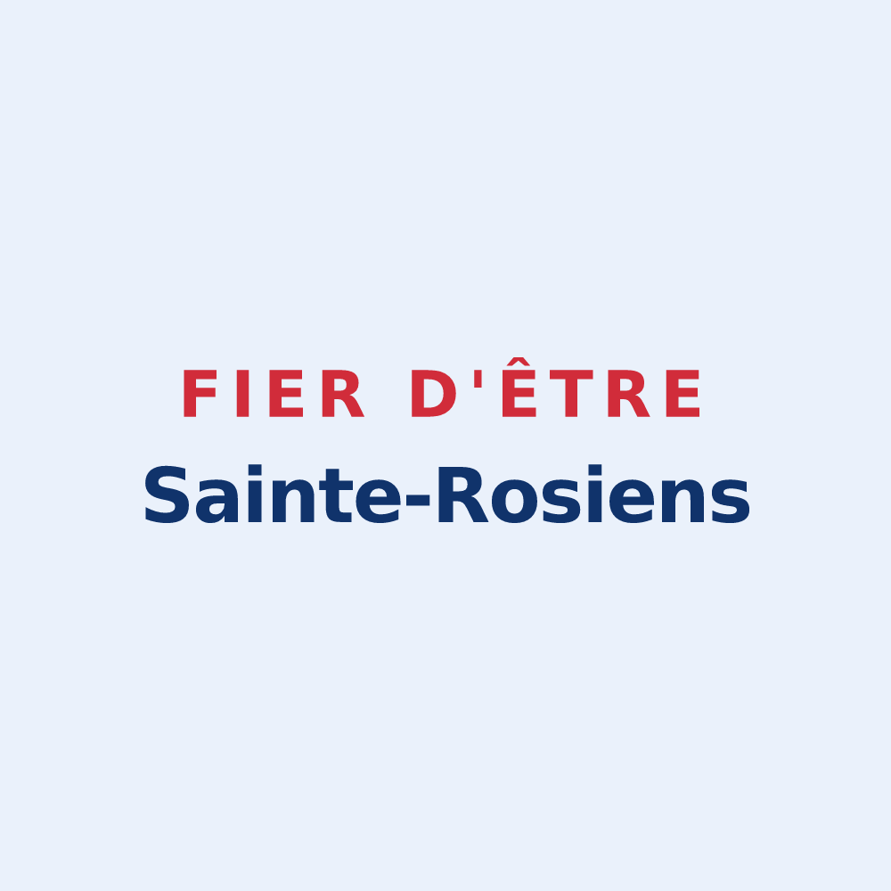 Sticker « Fier d'être Sainte-Rosiens » — design pour Sainte-Rose