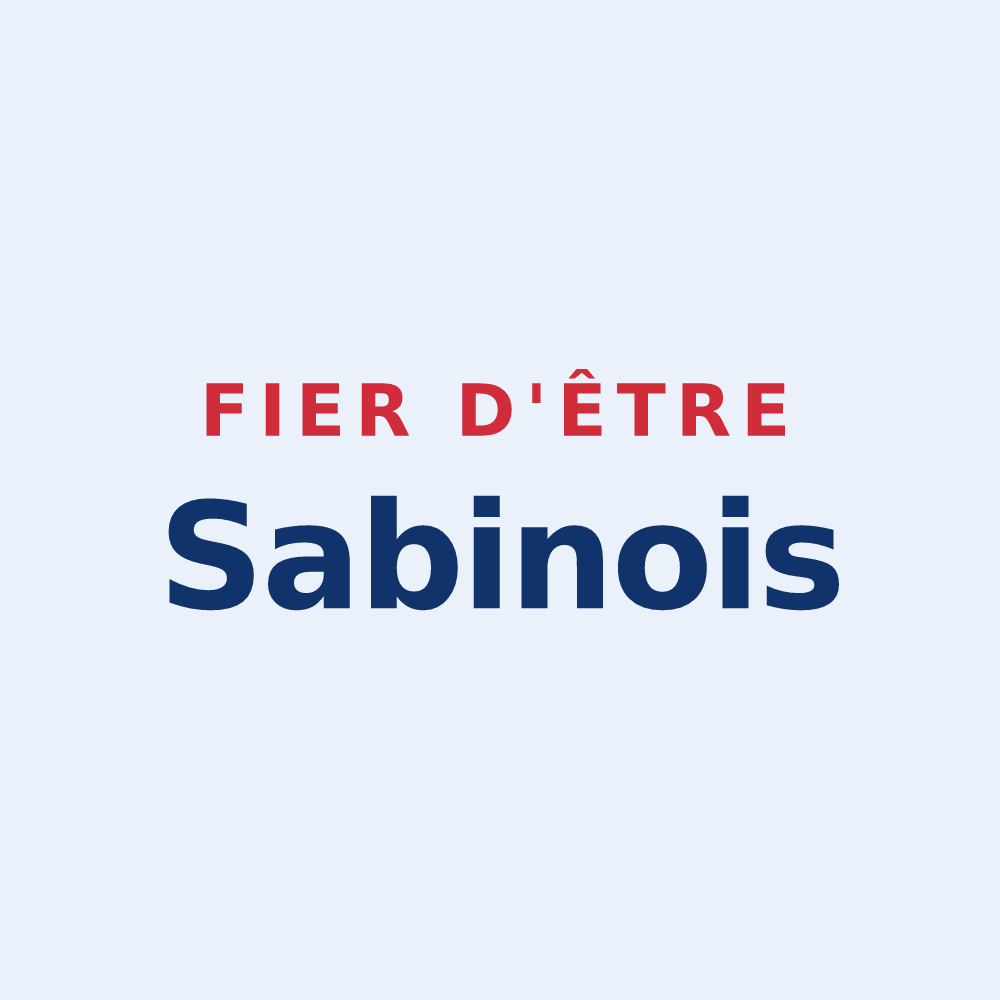 Sticker « Fier d'être Sabinois » — design pour Sainte-Sabine-sur-Longève