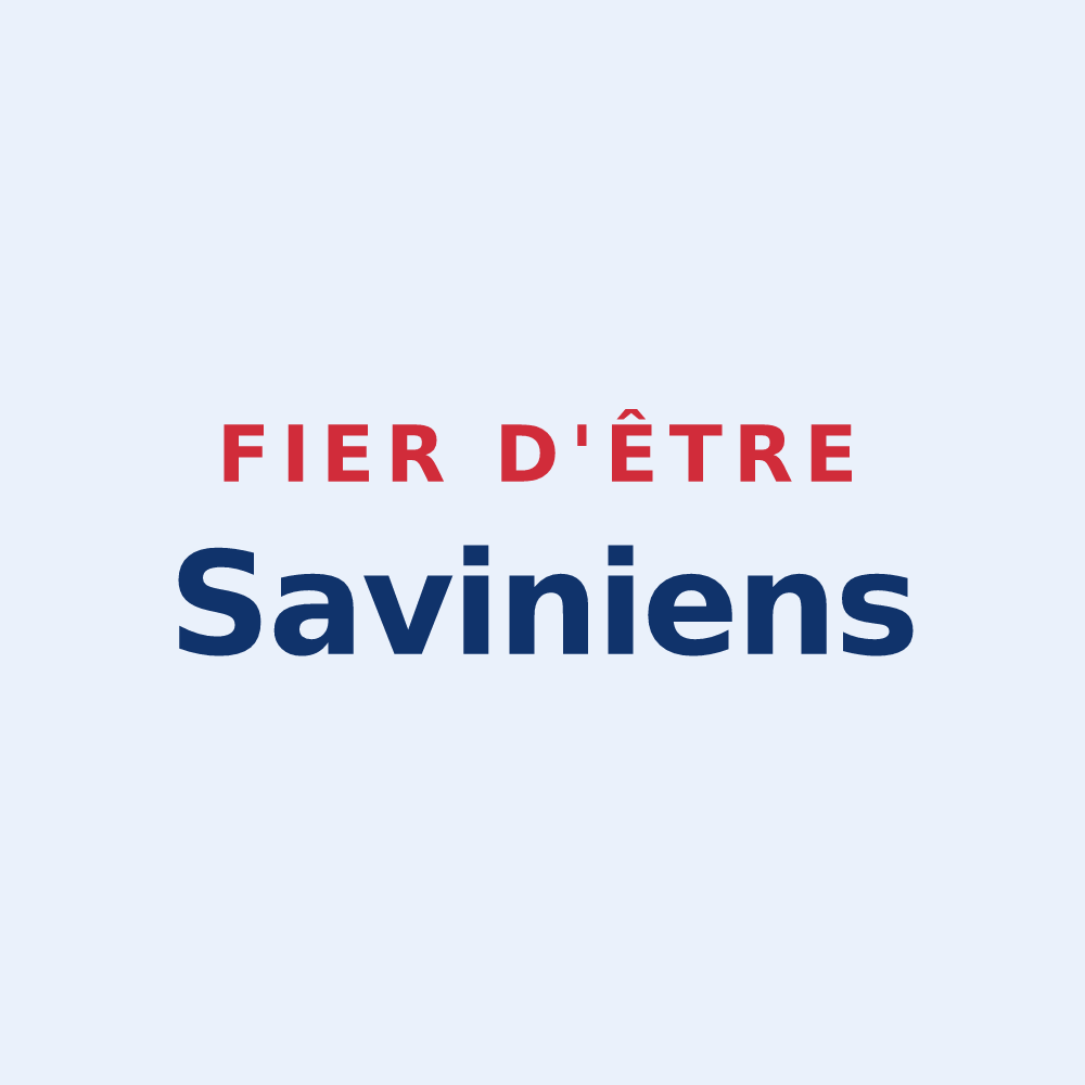 Sticker « Fier d'être Saviniens » — design pour Sainte-Savine