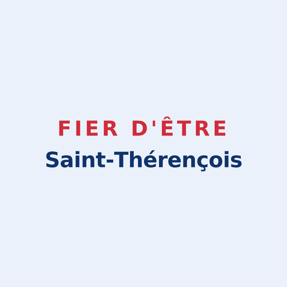 Sticker « Fier d'être Saint-Thérençois » — design pour Sainte-Thérence