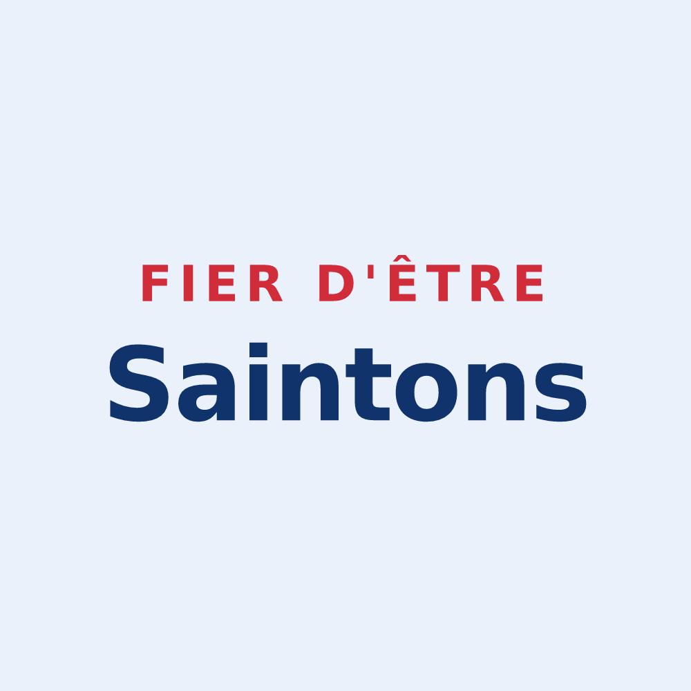 Sticker « Fier d'être Saintons » — design pour Saints-en-Puisaye