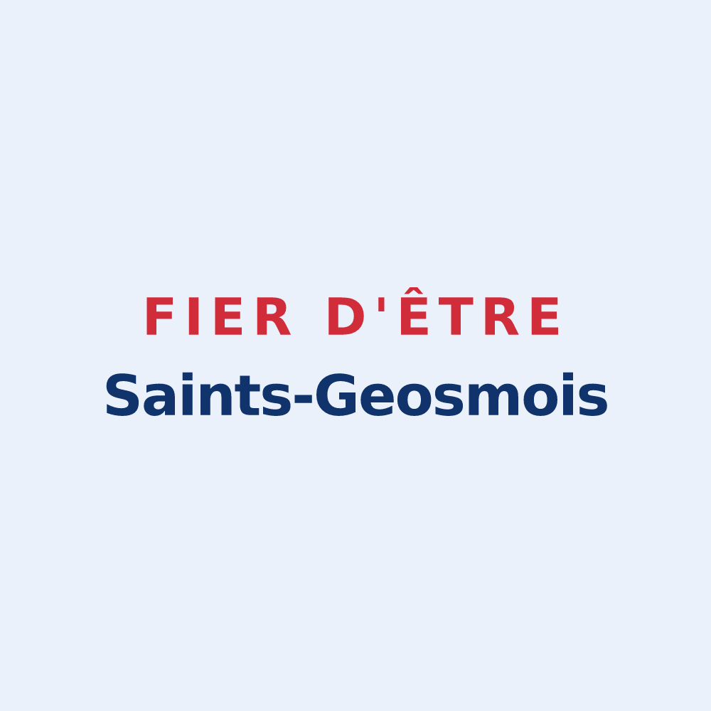 Sticker « Fier d'être Saints-Geosmois » — design pour Saints-Geosmes