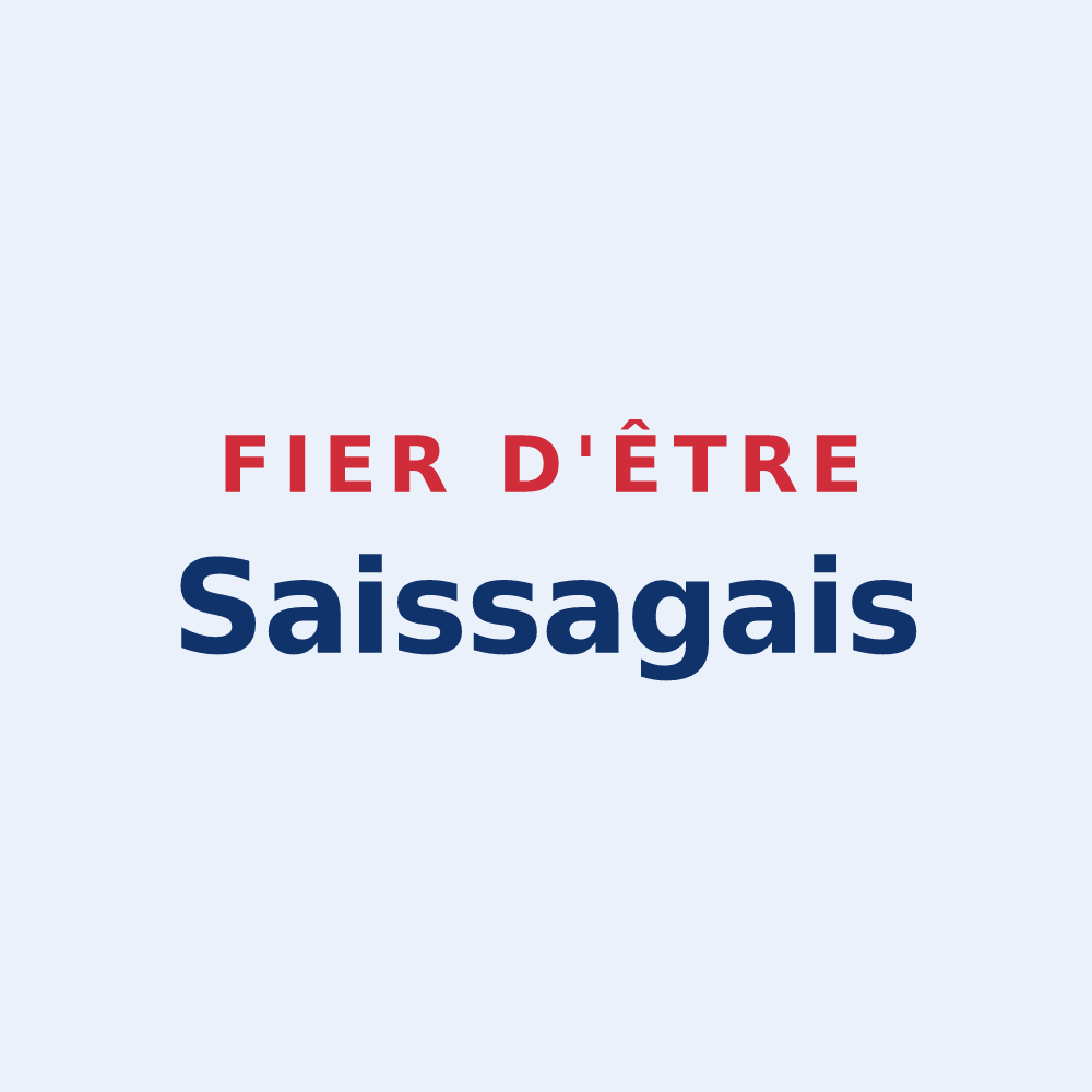 Sticker « Fier d'être Saissagais » — design pour Saissac