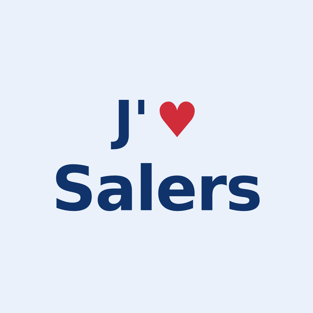 Sticker personnalisé Salers — design J'aime Salers
