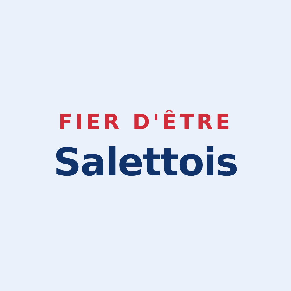 Sticker « Fier d'être Salettois » — design pour Salettes