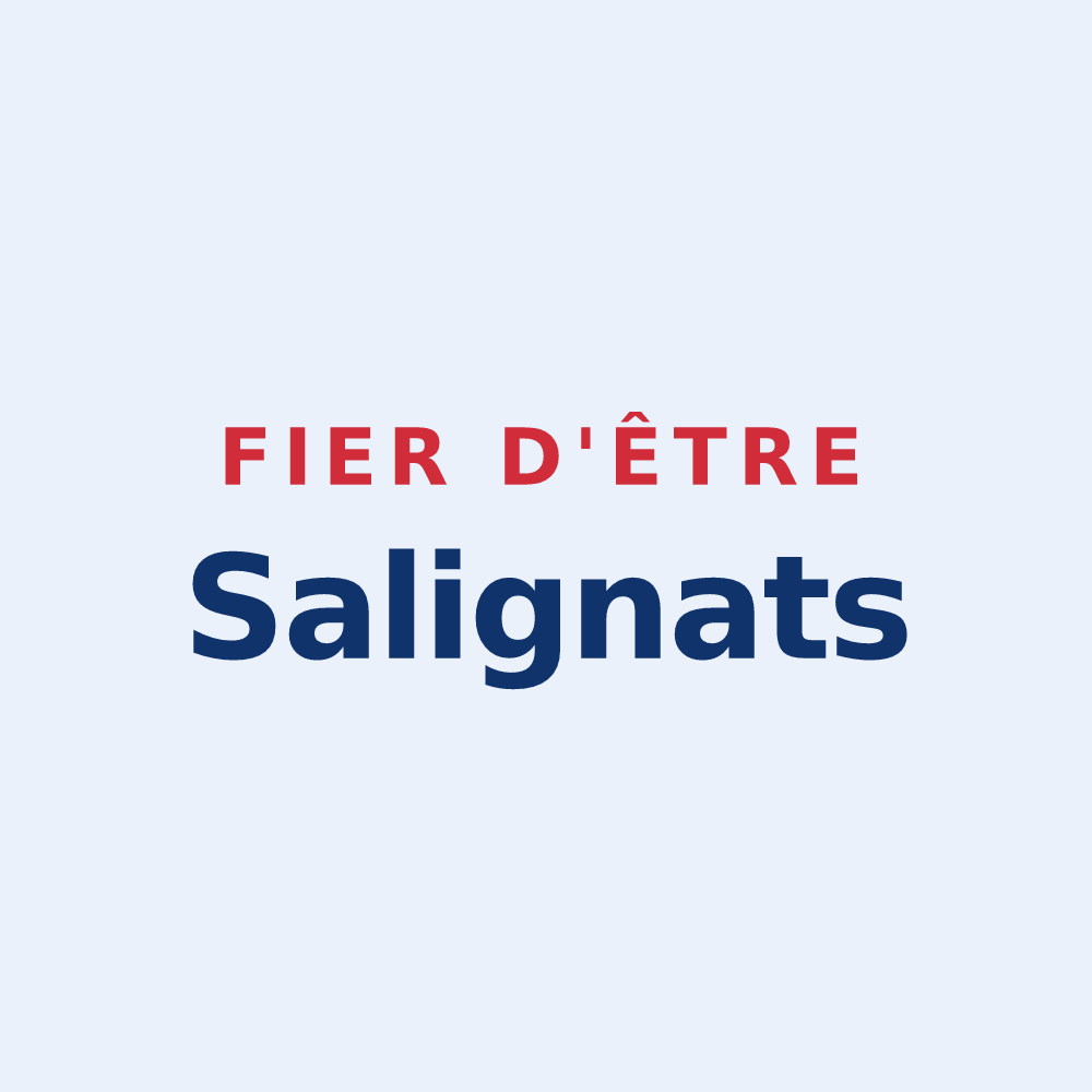 Sticker « Fier d'être Salignats » — design pour Saligny
