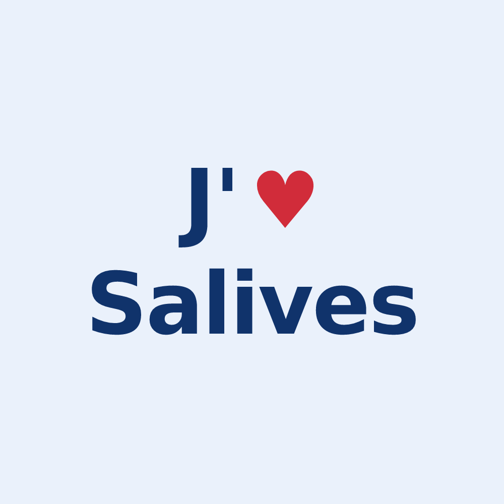 Sticker personnalisé Salives — design J'aime Salives