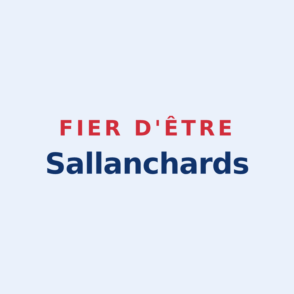 Sticker « Fier d'être Sallanchards » — design pour Sallanches