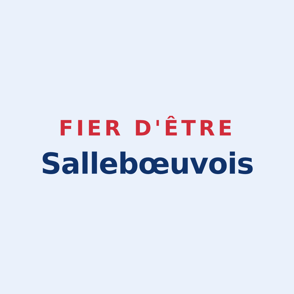 Sticker « Fier d'être Sallebœuvois » — design pour Sallebœuf