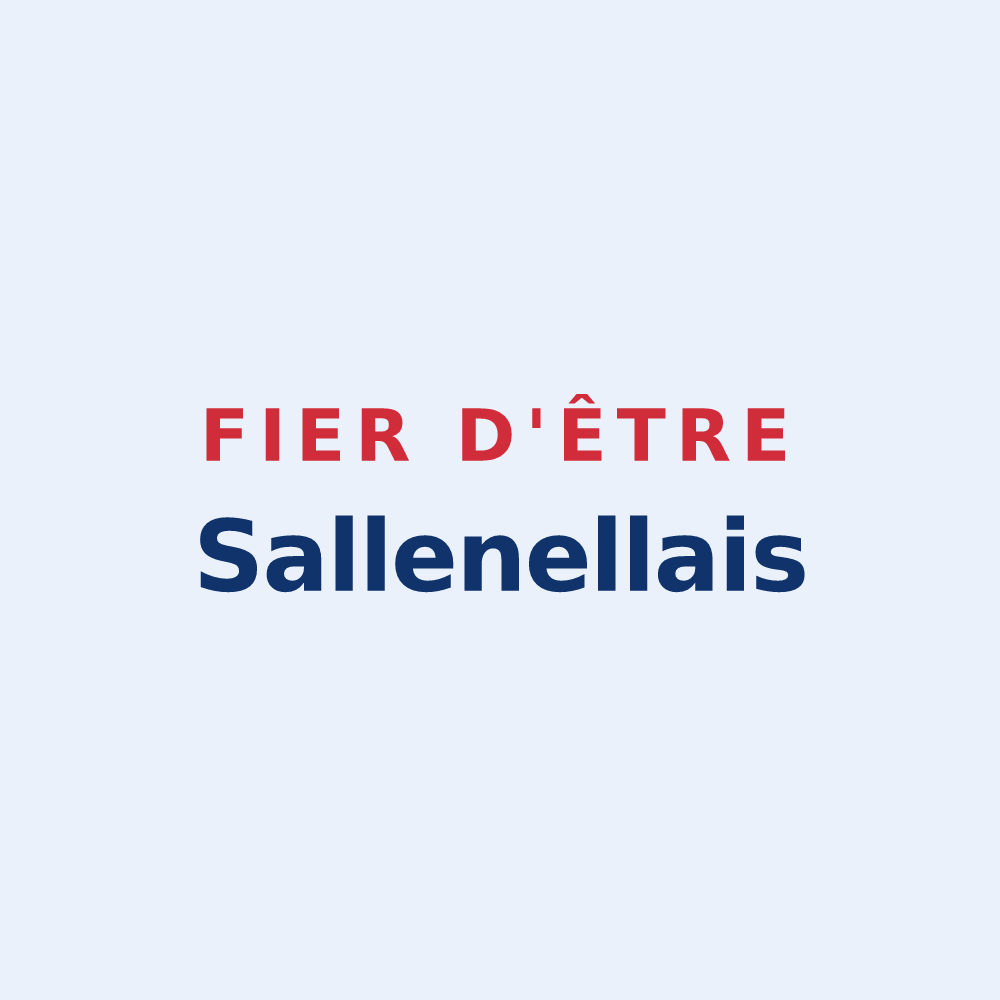 Sticker « Fier d'être Sallenellais » — design pour Sallenelles
