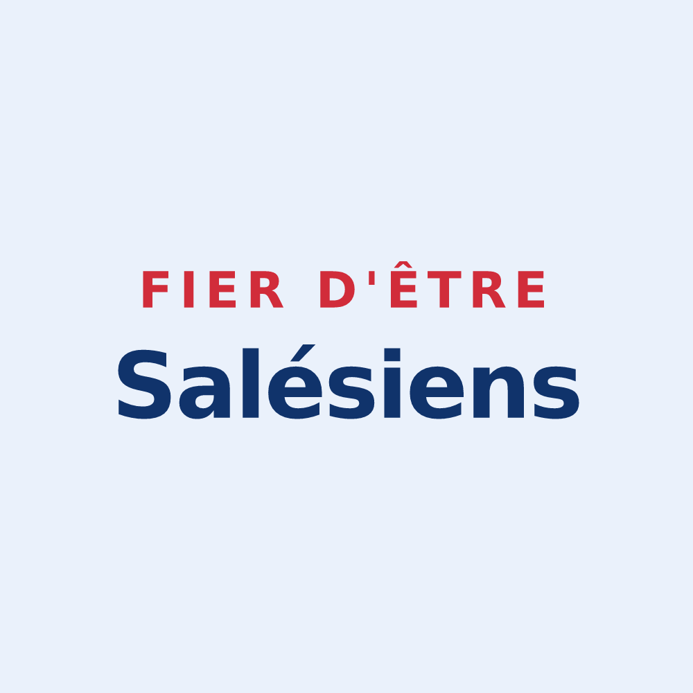 Sticker « Fier d'être Salésiens » — design pour Salles-Courbatiès