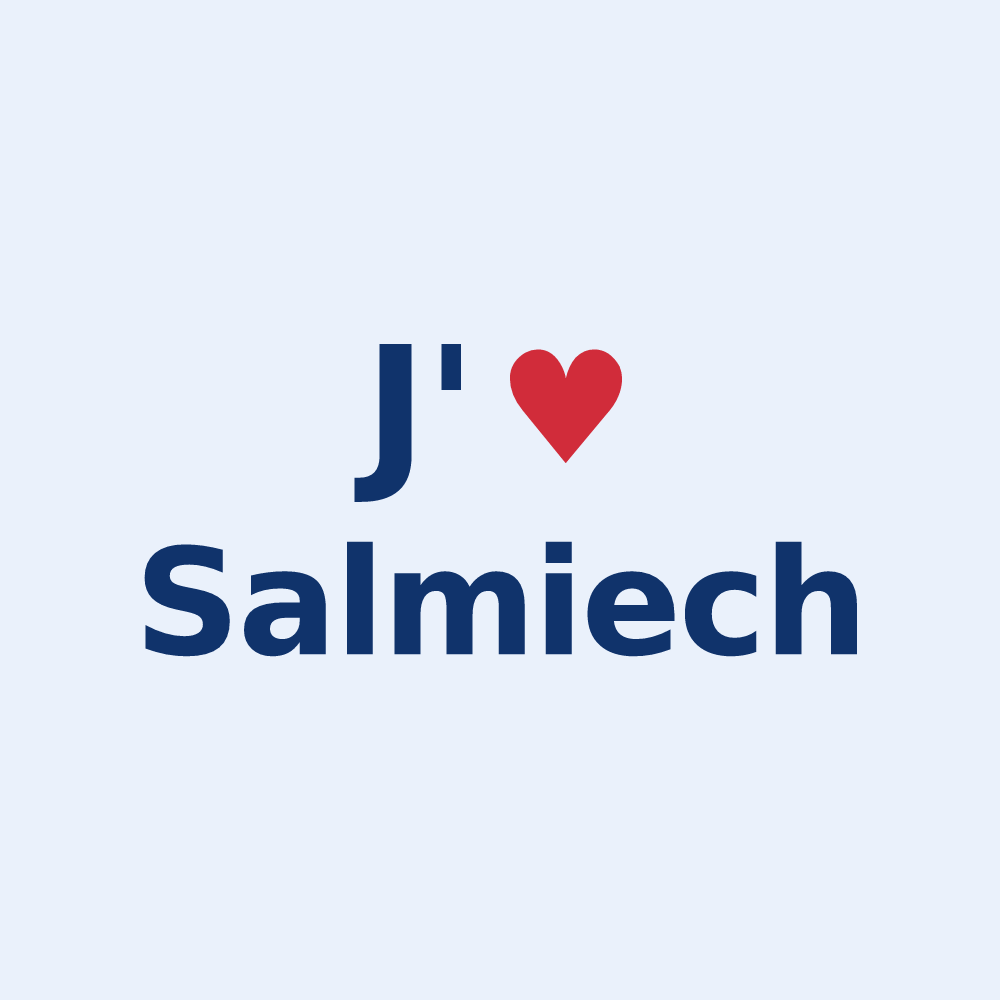 Sticker personnalisé Salmiech — design J'aime Salmiech
