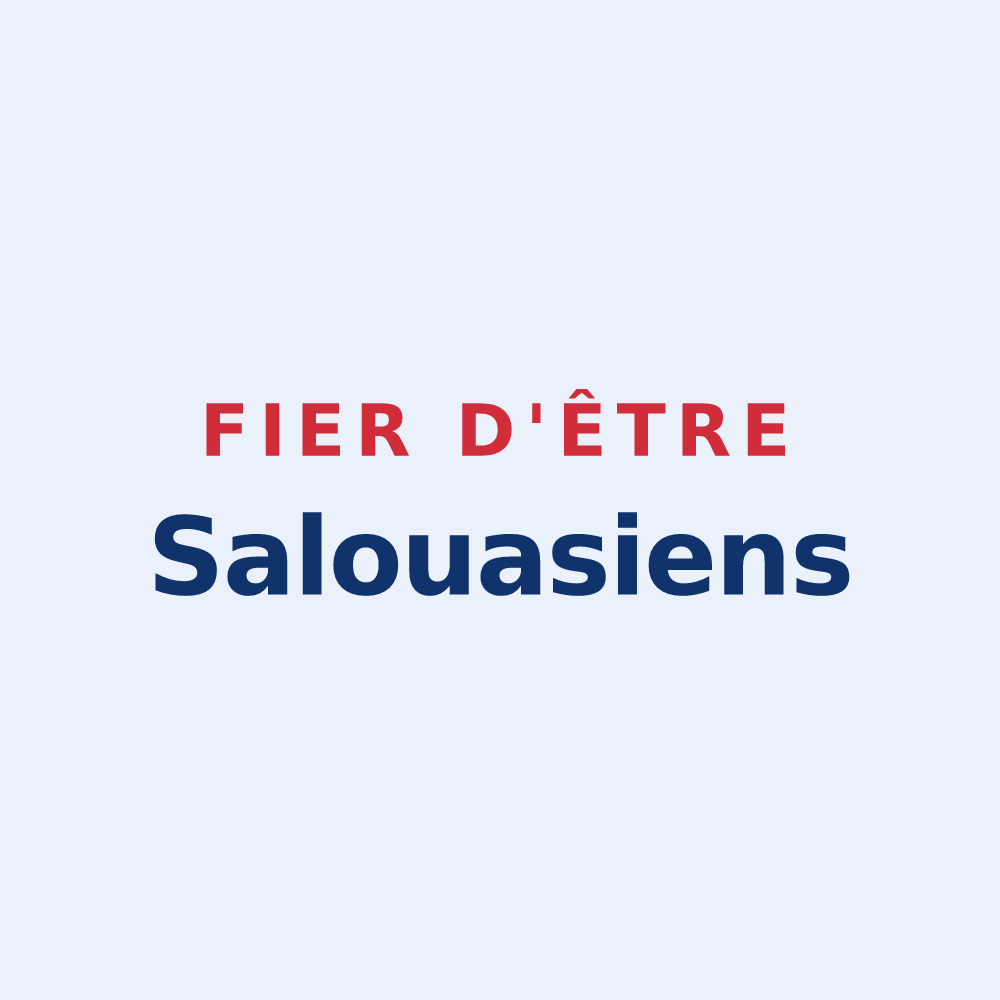 Sticker « Fier d'être Salouasiens » — design pour Salouël
