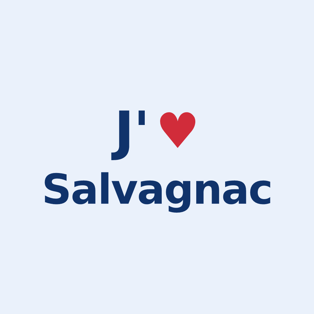 Sticker personnalisé Salvagnac — design J'aime Salvagnac