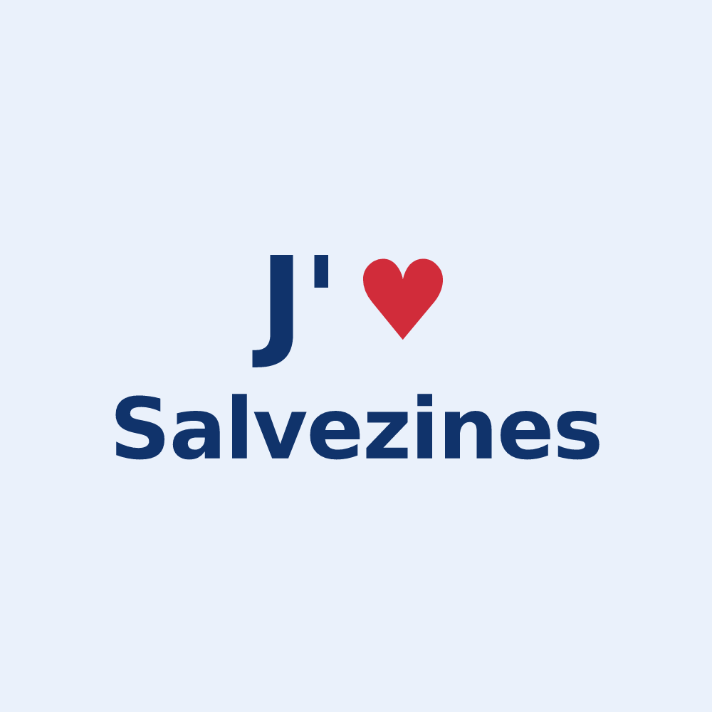 Sticker personnalisé Salvezines — design J'aime Salvezines