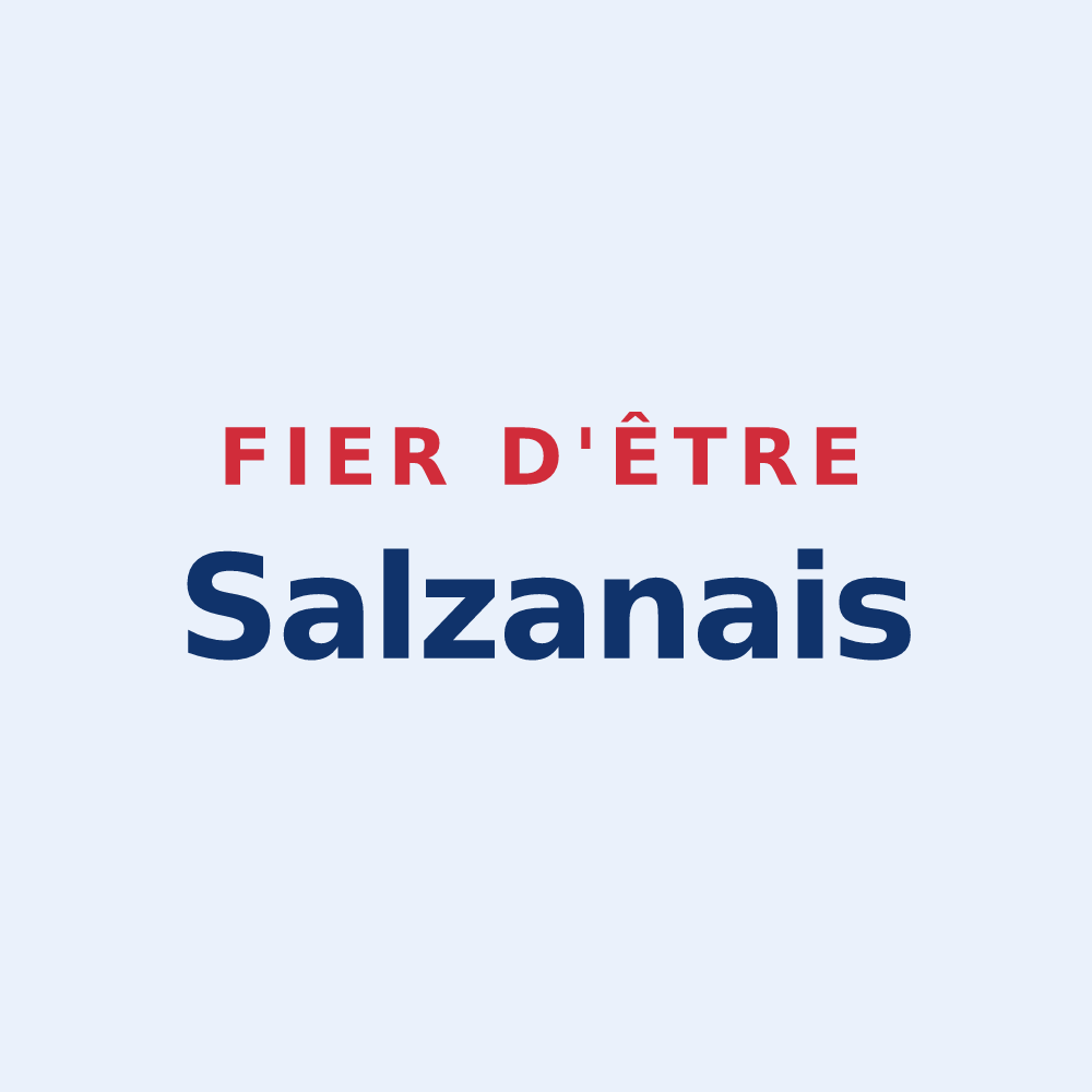 Sticker « Fier d'être Salzanais » — design pour Salza