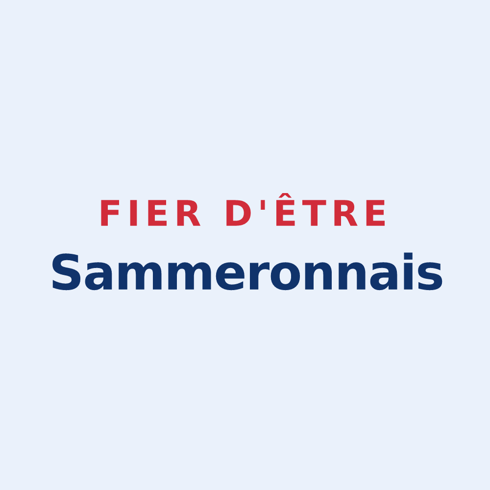 Sticker « Fier d'être Sammeronnais » — design pour Sammeron