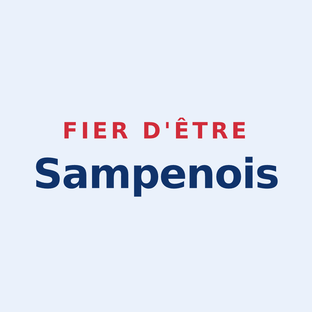 Sticker « Fier d'être Sampenois » — design pour Sampans