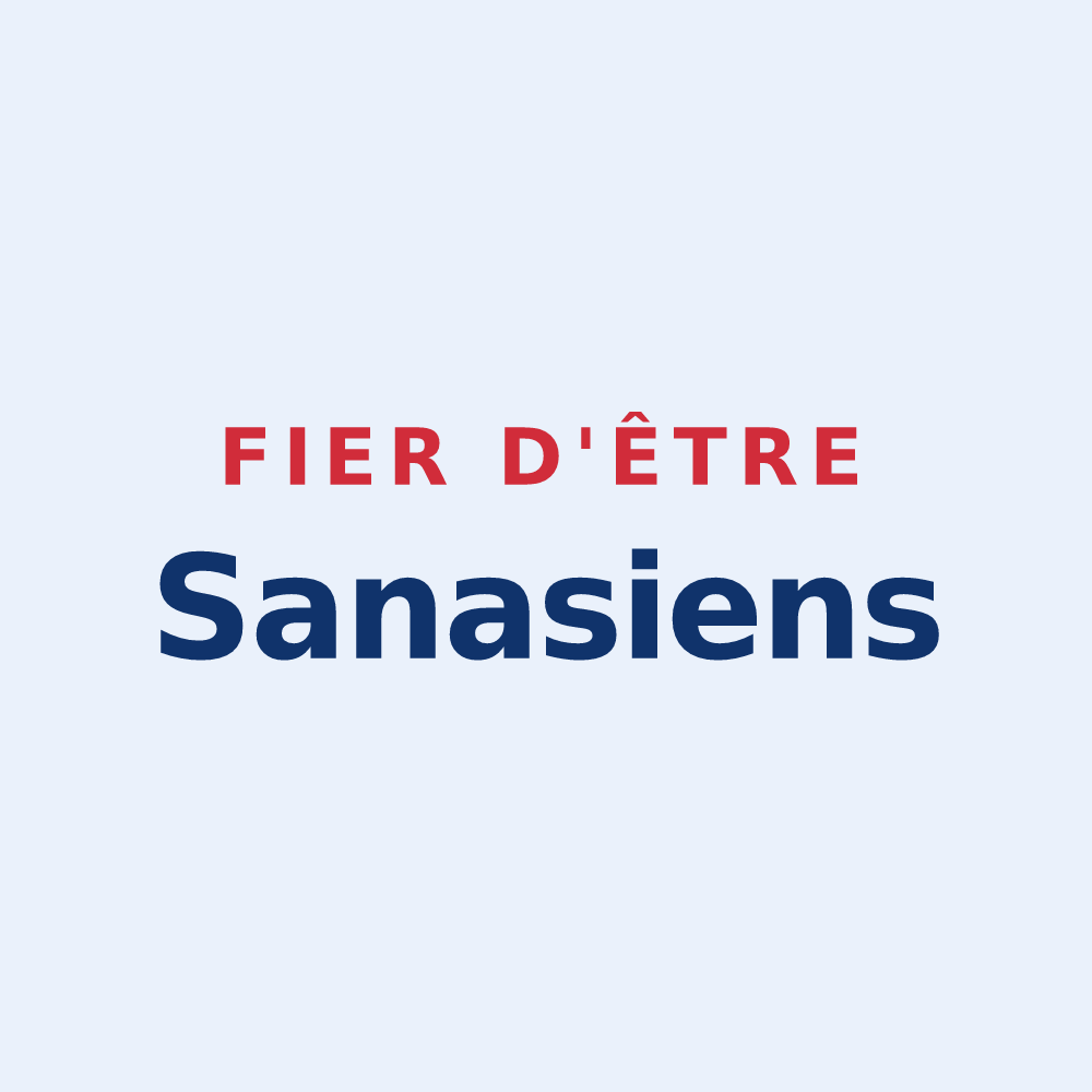 Sticker « Fier d'être Sanasiens » — design pour Sana