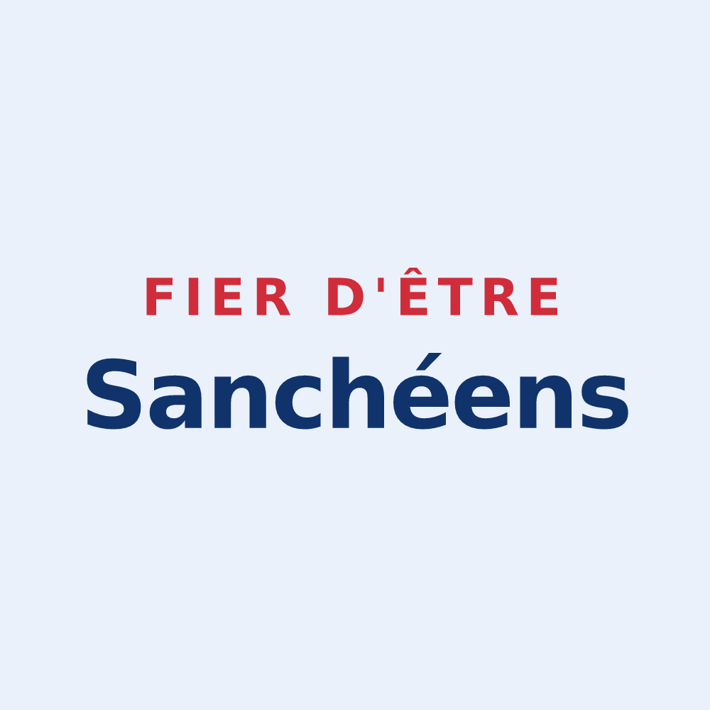 Sticker « Fier d'être Sanchéens » — design pour Sanchey